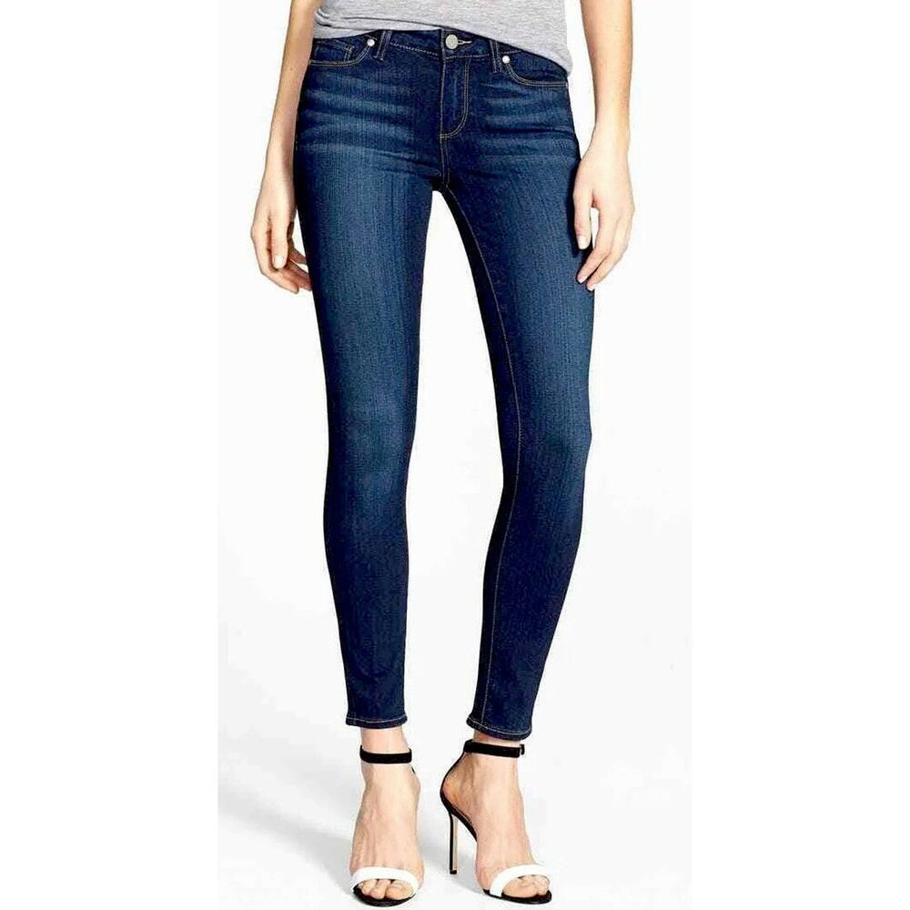 PAIGE VERDUGO ANKLE Low Rise Skinny Leg Stretch Jeans Size 25